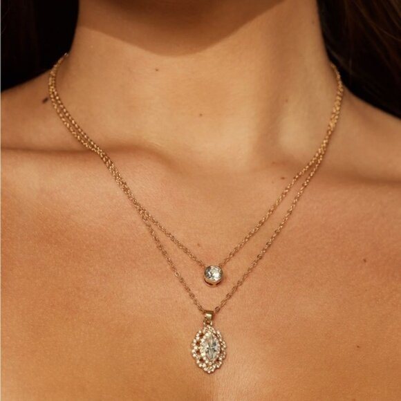 Golden Ice Necklace NEW 🏷️ - Picture 1 of 3